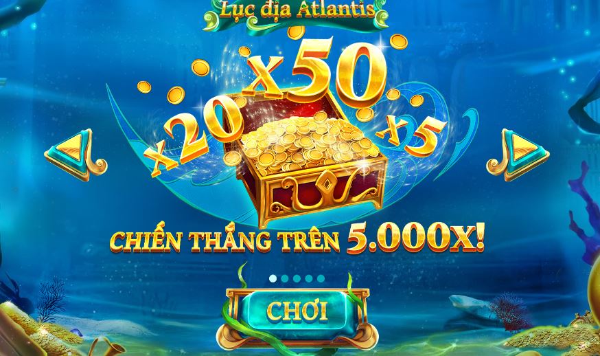 Cach choi Atlantis tai Vn88 online