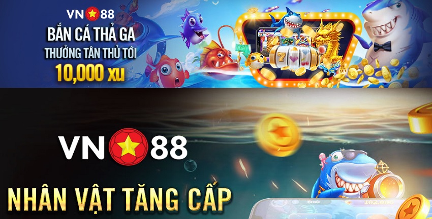 Khuyen mai tan thu den 10.000 xu cung ban ca Vn88 